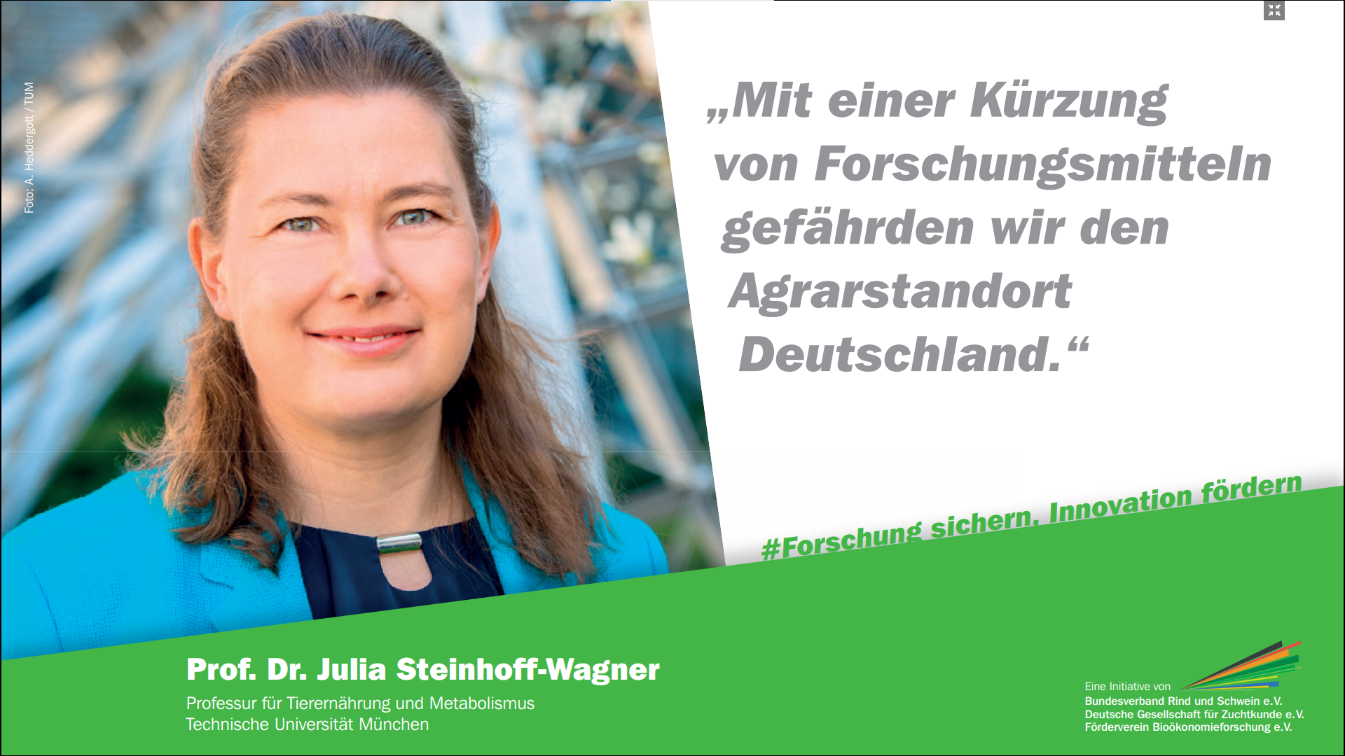 Prof. Prof. Dr. Julia Steinhoff-Wagner, Professur für Tierernährung und Metabolismus | Technische Universität München
© BRS e.V.