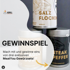 AGRILL-Gewinnspiel: Gewürzset von Meat You