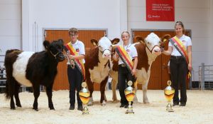 Die Grand Champions der 3 Altersklassen: Jannik Bunke, Luise Borchhardt und Lenya Sophie Luise Nagel
© Heinrich Schulte